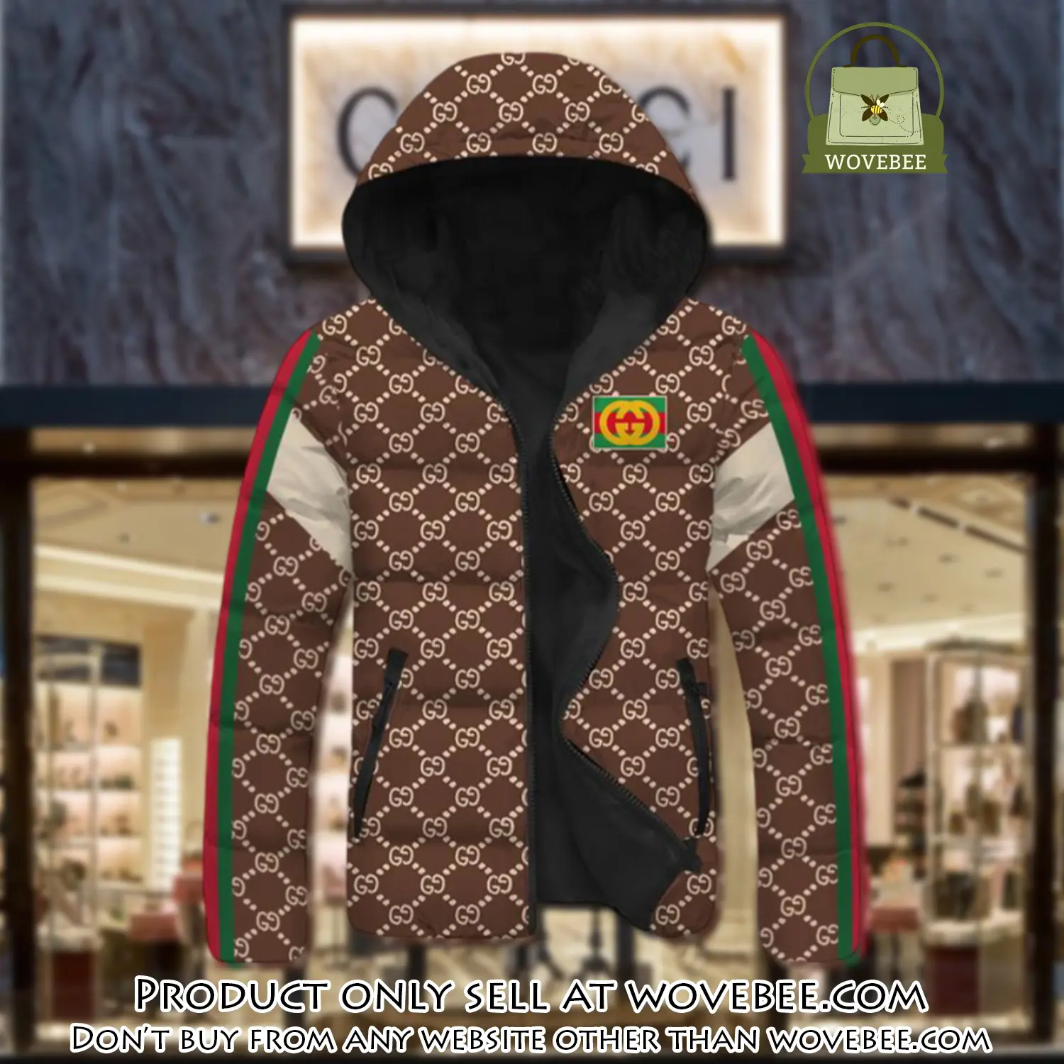 Gucci downfilled coat ultralight down jacket outdoor jacket warm outwear dfj1007 wvb0808854